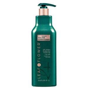 Leaf and Flower Instant Volume Conditioner 33.6 oz 1L Fine Thin Hair Color Safe